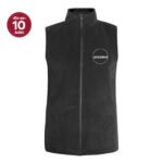 Colete polar preto anti-borboto
