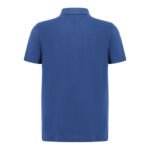 Recycle Polo Yaka İndigo Tişört