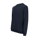 Recycle Sıfır Yaka Lacivert Sweatshirt