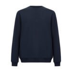 Recycle Sıfır Yaka Lacivert Sweatshirt