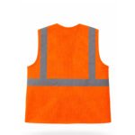 Colete de engenheiro em malha laranja - Image 3